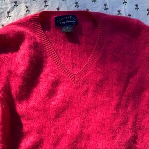 Charter club pink cashmere sweater